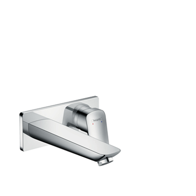 Logis Single lever basin mixer for concealed installation wall-mounted with spout 19.5 cm 71220000图像