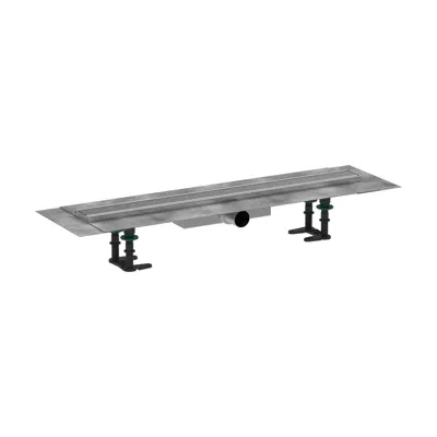 RainDrain Compact Complete set shower drain 700 for flat installation 이미지