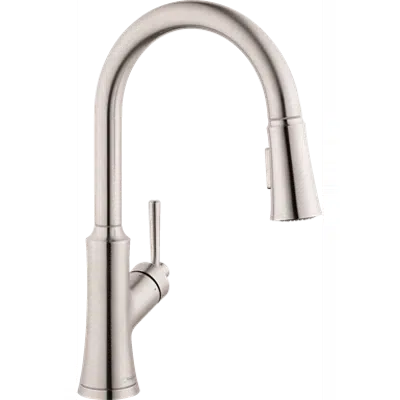 изображение для Joleena Single lever kitchen mixer 15 7/8", pull-out spray, 2jet