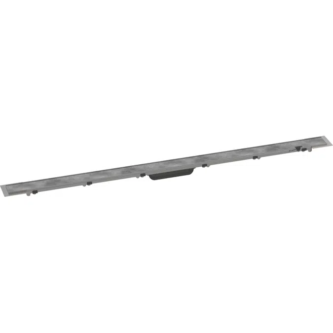 RainDrain Rock Linear shower drain 120 cm tileable with cuttable extensions