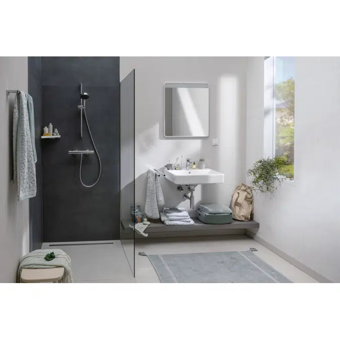 13350XXX Ecostat Fine Shower thermostat for exposed installation 150cc Nordic