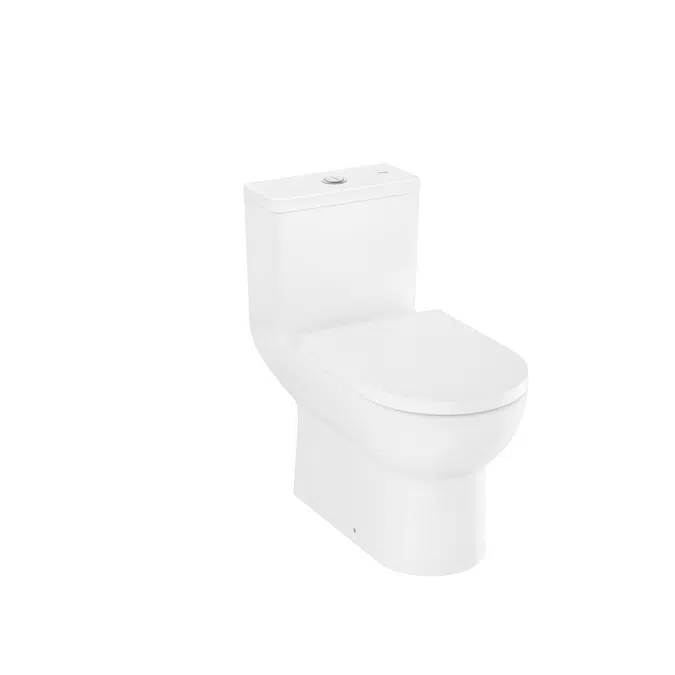 MitaPura Original S Floorstanding WC Set one piece with vertical outlet 400 rimless