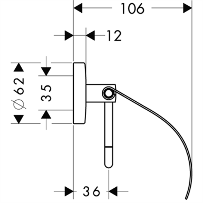 BIM objects Free download! Logis Roll holder with cover BIMobject