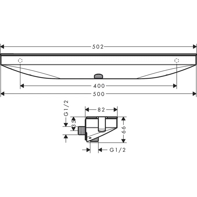 BIM objects - Free download! Rainfinity Wall outlet Porter 500 with ...