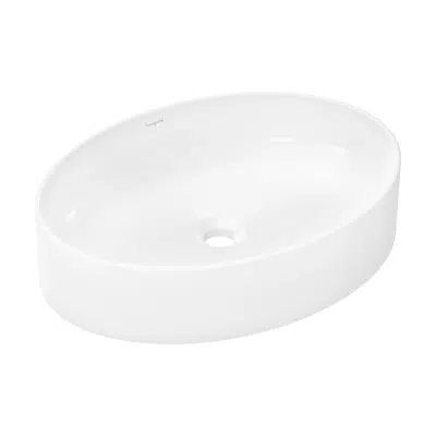 bild för Xuniva D Wash bowl 550/400 without tap hole and overflow, SmartClean