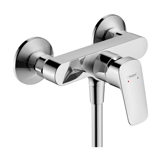 BIM objects Free download! Logis Single lever shower mixer for