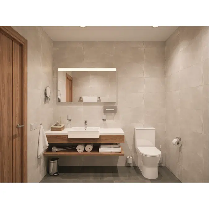 54960XXX Xarita Lite Q Mirror with horizontal LED lights 1200/30 for wall switch