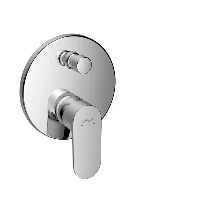 Rebris S Single lever bath mixer for concealed installation for iBox universal