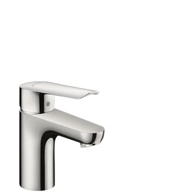 Logis E Single lever basin mixer 70 with pop-up waste set