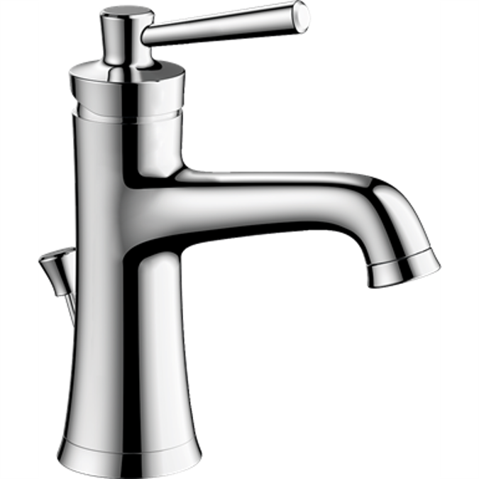 04771000 Joleena Single lever basin mixer 100 with lever handle and pop-up waste set