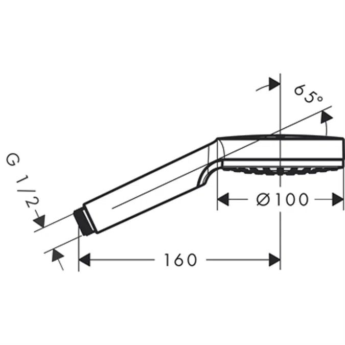 Crometta Hand shower 1jet