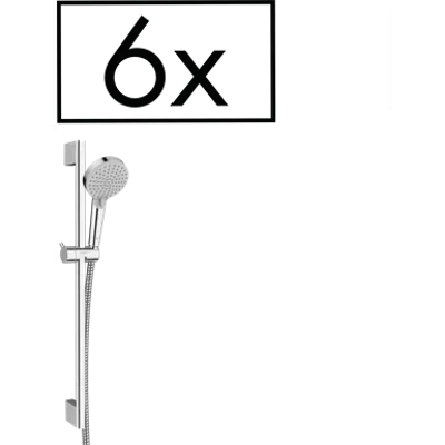 Vernis Blend Shower set Vario with shower bar 65 cm project pack (6 pieces)