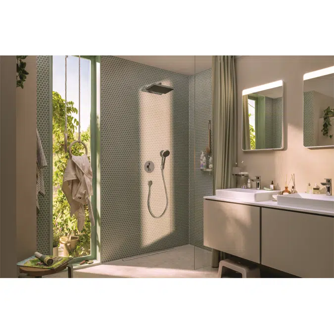 28739USA Activera Q Overhead shower 290/180 1jet EcoSmart+