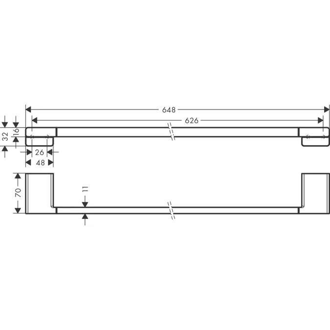 AddStoris Bath towel rail