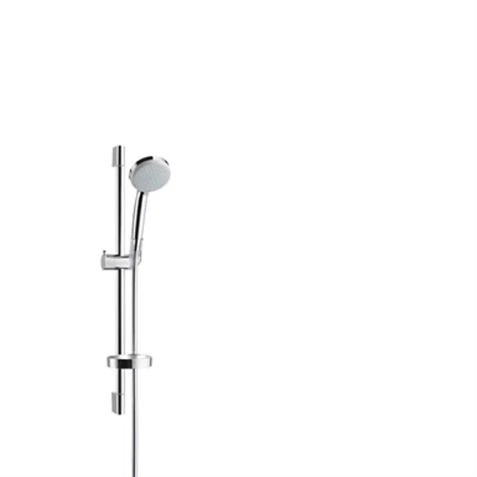 Croma 100 Shower set Vario EcoSmart 9 l/min with shower bar 65 cm and soap dish