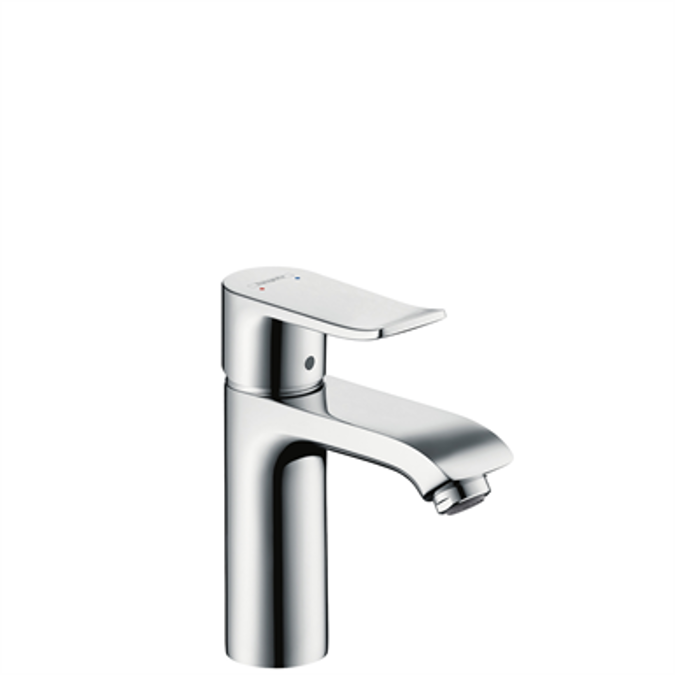 BIM objects - Free download! Metris Single lever basin mixer 110 ...