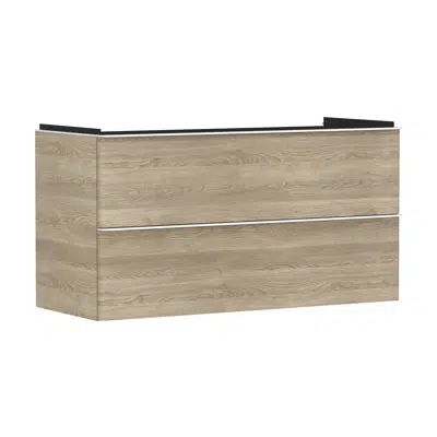 Image for Xelu Q Vanity unit Natural Oak 1180/475 with 2 drawers for washbasin