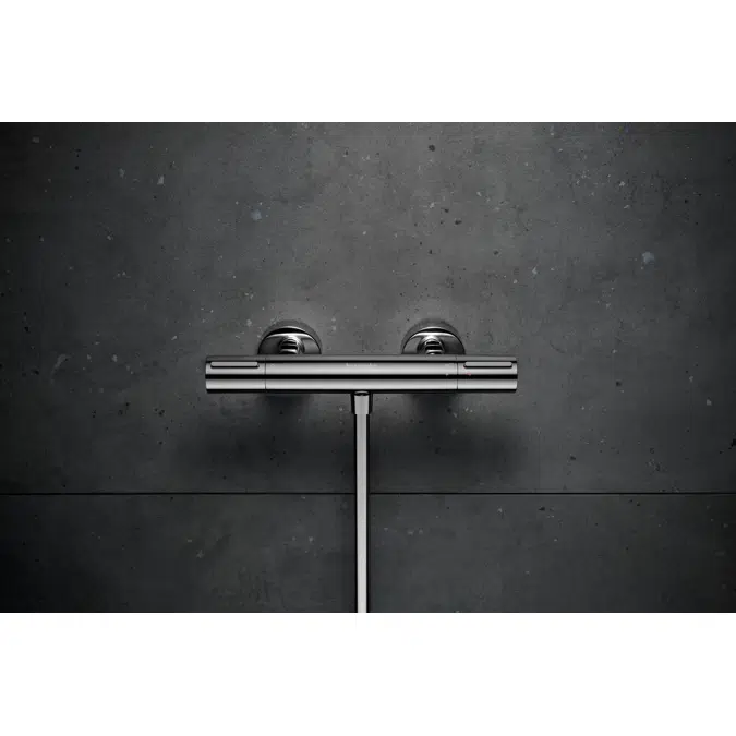 13348XXX Ecostat Element Shower thermostat for exposed installation 150cc Nordic 