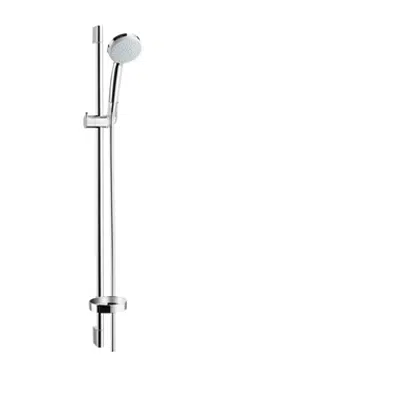 Croma 100 Shower set Vario with shower bar 90 cm and soap dish