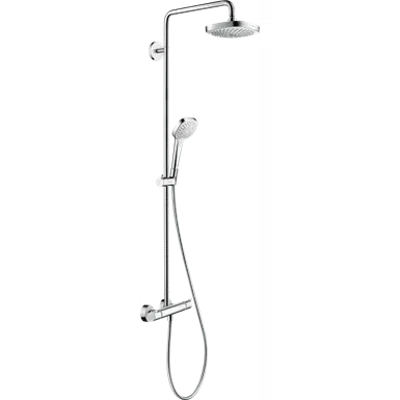 Croma Select E Showerpipe 180 2jet EcoSmart 9 l/min with thermostat