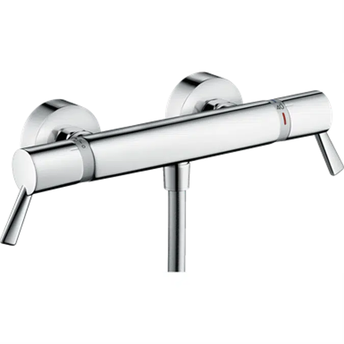 Ecostat Shower thermostat Comfort Care for exposed installation with extra long handles