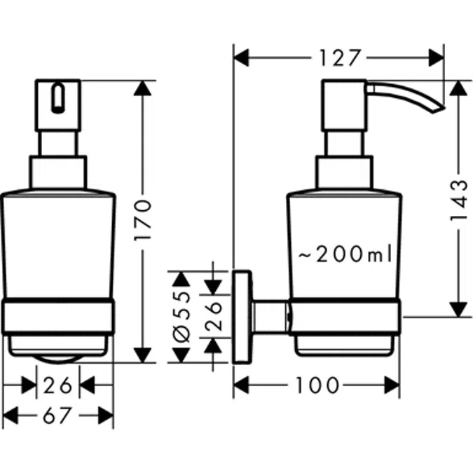 Logis Universal Liquid soap dispenser