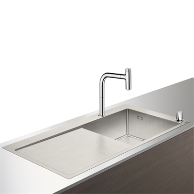 bild för C71-F450-07 Sink combi 450 with drainboard 43205000