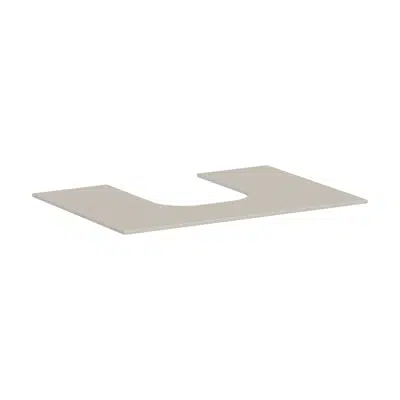 afbeelding voor Xevolos E Console 780/550 with cutout middle for countertop basin ground 500/480 and 600/480