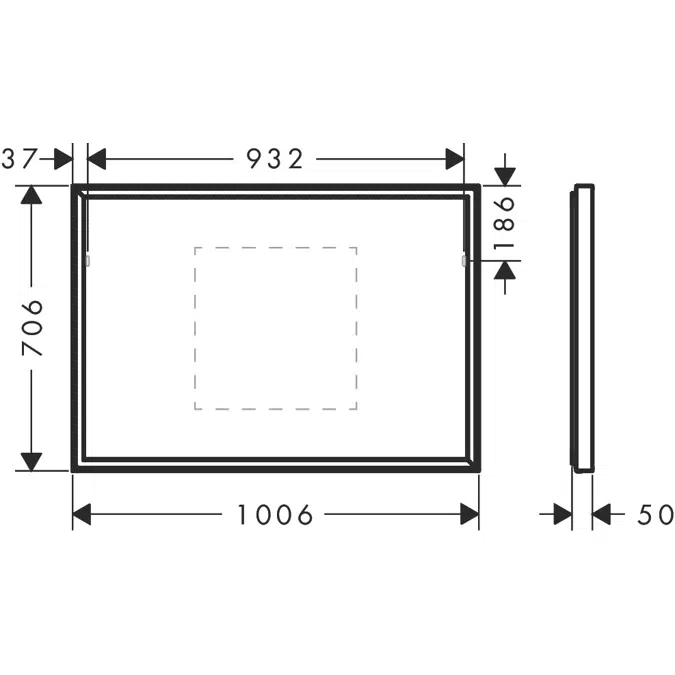 Xarita E Mirror with LED lights 1000/50 IR Sensor