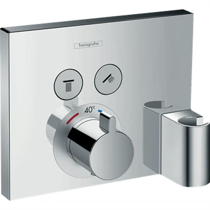 ShowerSelect Thermostat for concealed installation for 2 functions