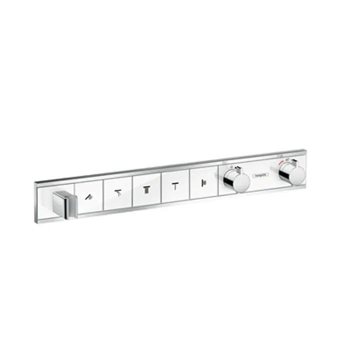 RainSelect Thermostat for concealed installation for 5 functions with integrated shower holder