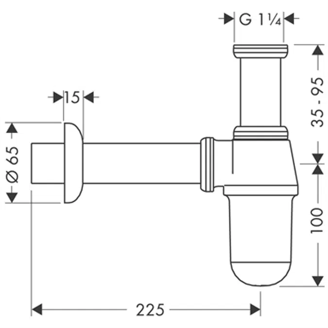 Cup-shaped trap standard model