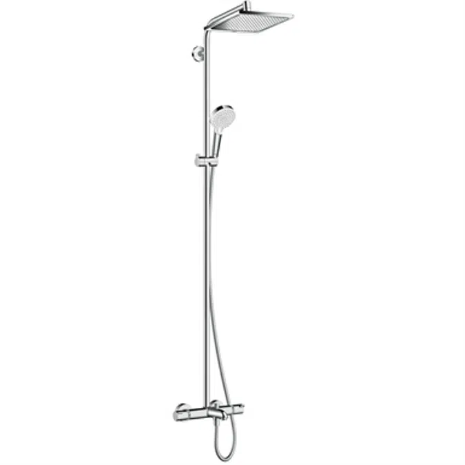 BIM - Free download! E Showerpipe 240 with bath | BIMobject