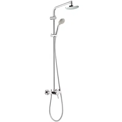 Croma Showerpipe 160 1jet EcoSmart 9 l/min with single lever mixer
