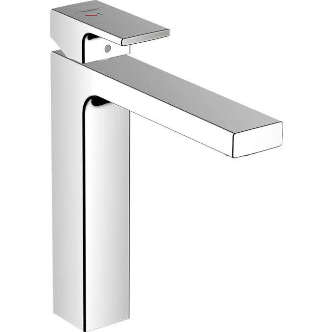Vernis Shape Single lever basin mixer 190 CoolStart with push-open waste set