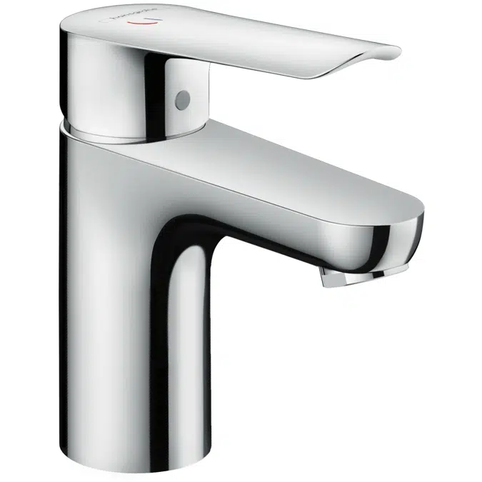 Logis E Single lever basin mixer 70 CoolStart with push-open waste set