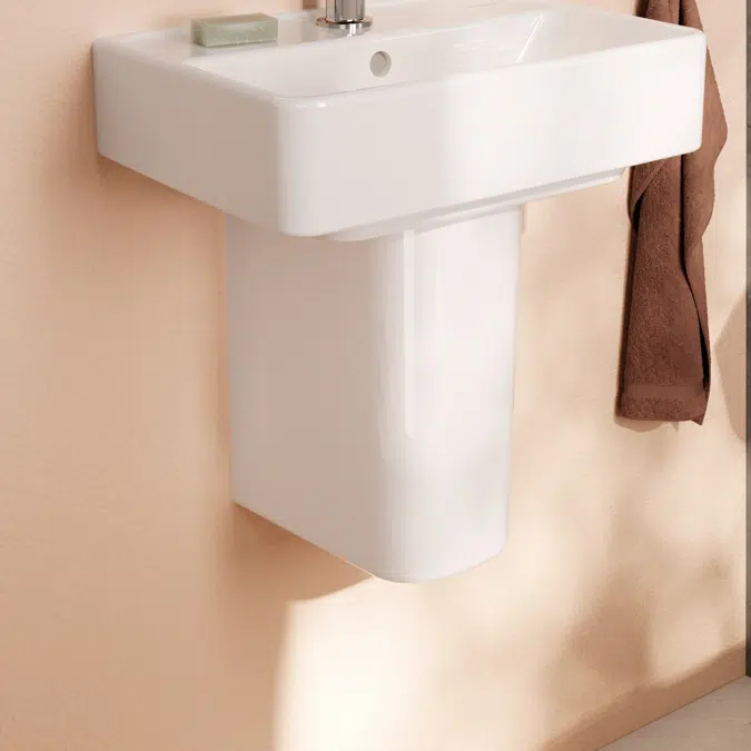 60174XXX Xanuia Q Half pedestal for handrinse basin