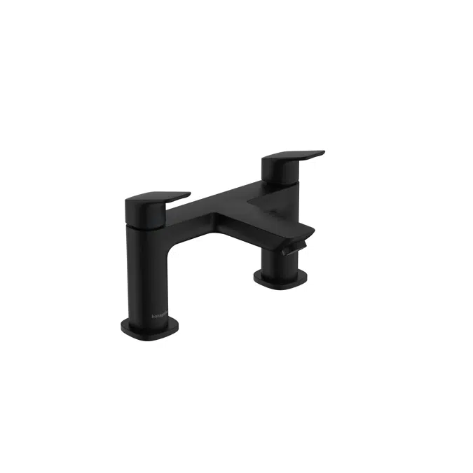 Logis 2-hole rim mounted bath mixer