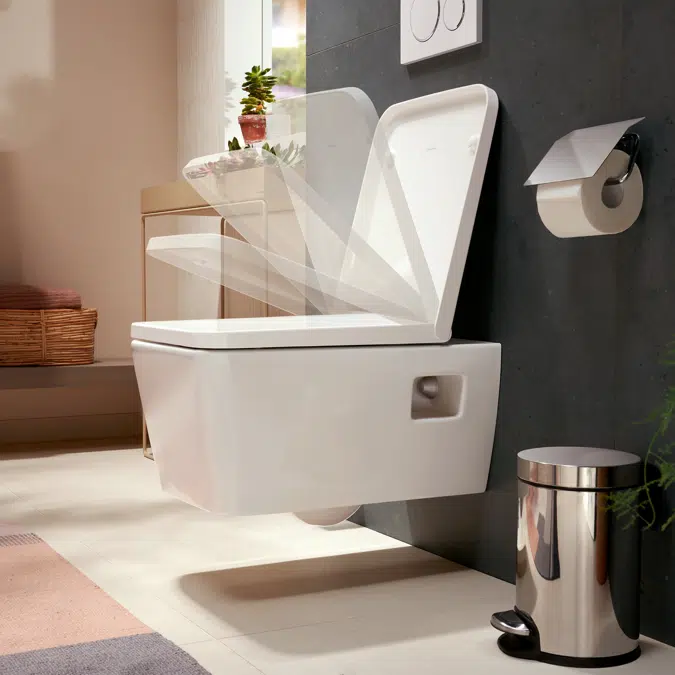 60150XXX EluPura Original Q WC seat and cover with SoftClose and QuickRelease