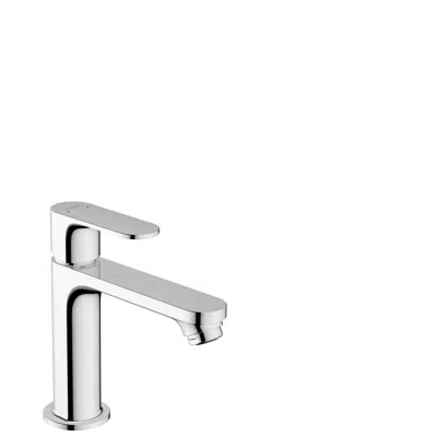 Rebris S Single lever basin mixer 110 with push-open waste set 3 ticks