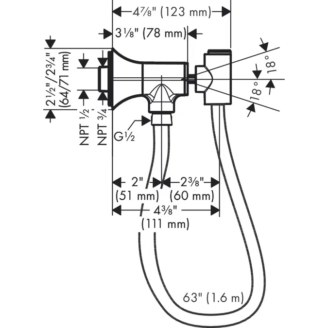 Locarno Wall outlet Porter