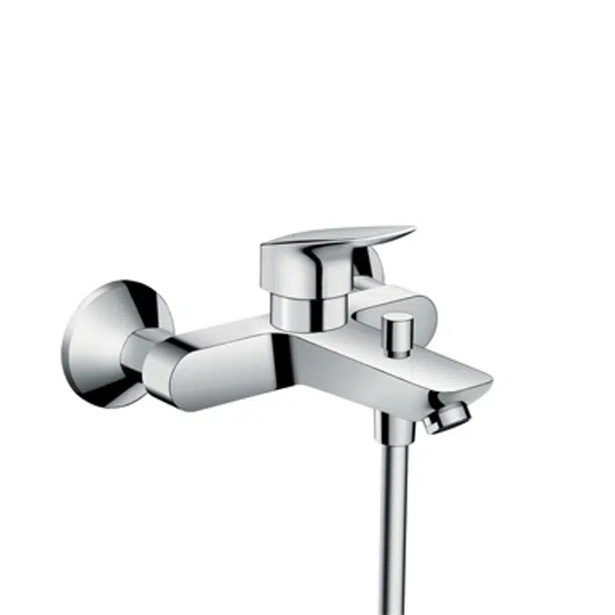 Logis Single lever bath mixer for exposed installation