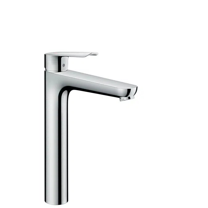 Logis E Single lever basin mixer 230 CoolStart with push-open waste set