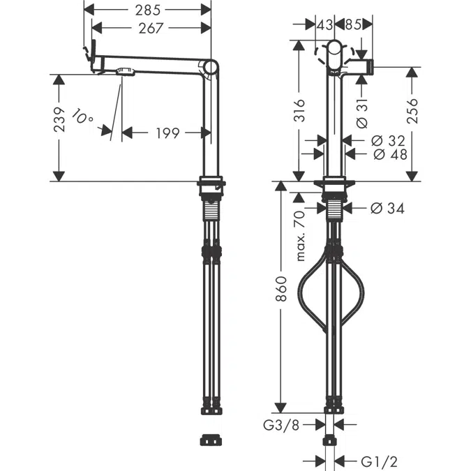 Aqittura M91 FilterSystem 240, 1jet