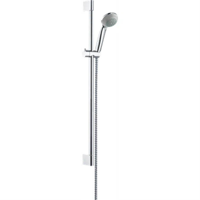 Crometta 85 Shower set Vario with shower bar 65 cm