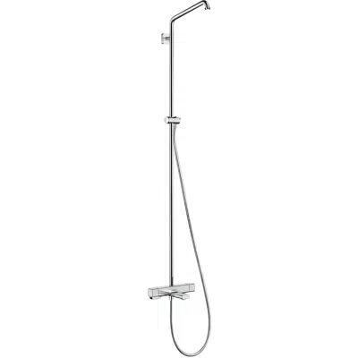 Croma E Showerpipe 280 1jet with bath thermostat without shower components