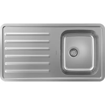 Image pour Built-in sink 340/400 with drainboard