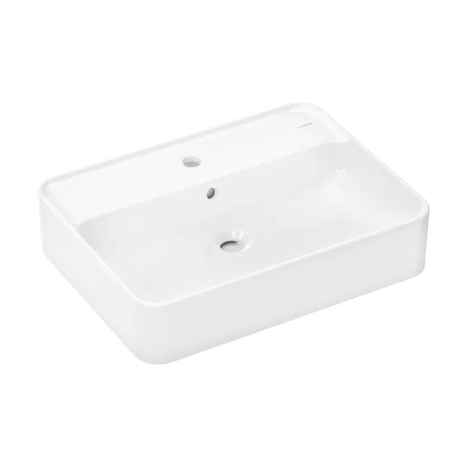 BIM objects - Free download! Xuniva Q Wash bowl 600/450 with tap hole ...