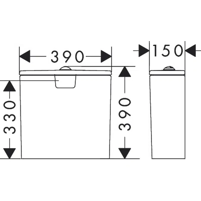 60269XXX EluPura Original Q Tank  bottom inlet UK