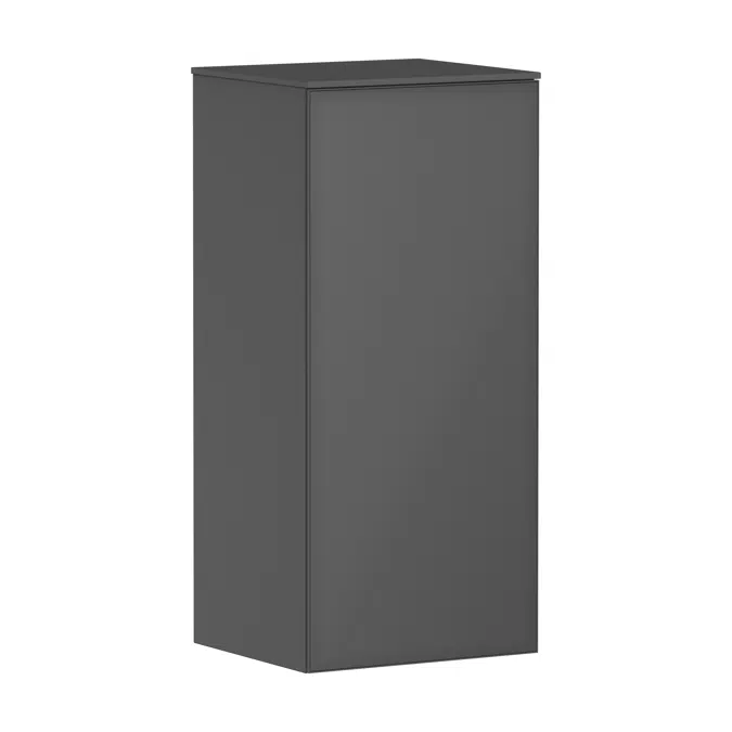 Xevolos E Mid-height cabinet Slate Matt Grey 400/360, door hinge right
